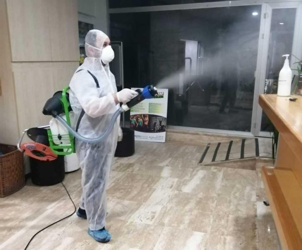 Отель Phosphorion Стамбул Экстерьер фото Disinfection of a hospital in Italy